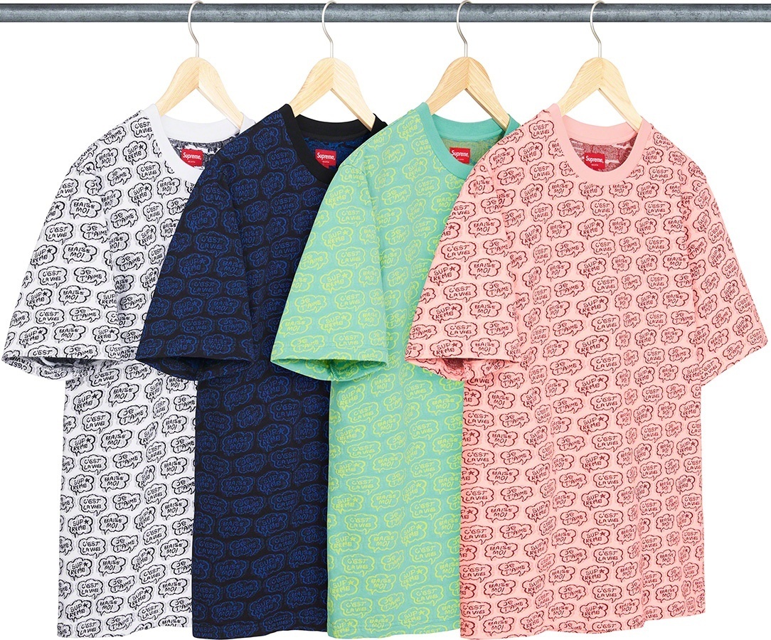 Word Bubble Jacquard S/S Top
